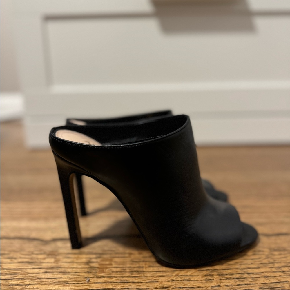 Also Black Heel Mule
